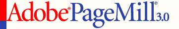 Adobe PageMill Banner