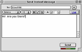 Send Instant Message Window