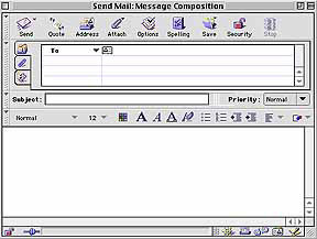 Message Composition Window